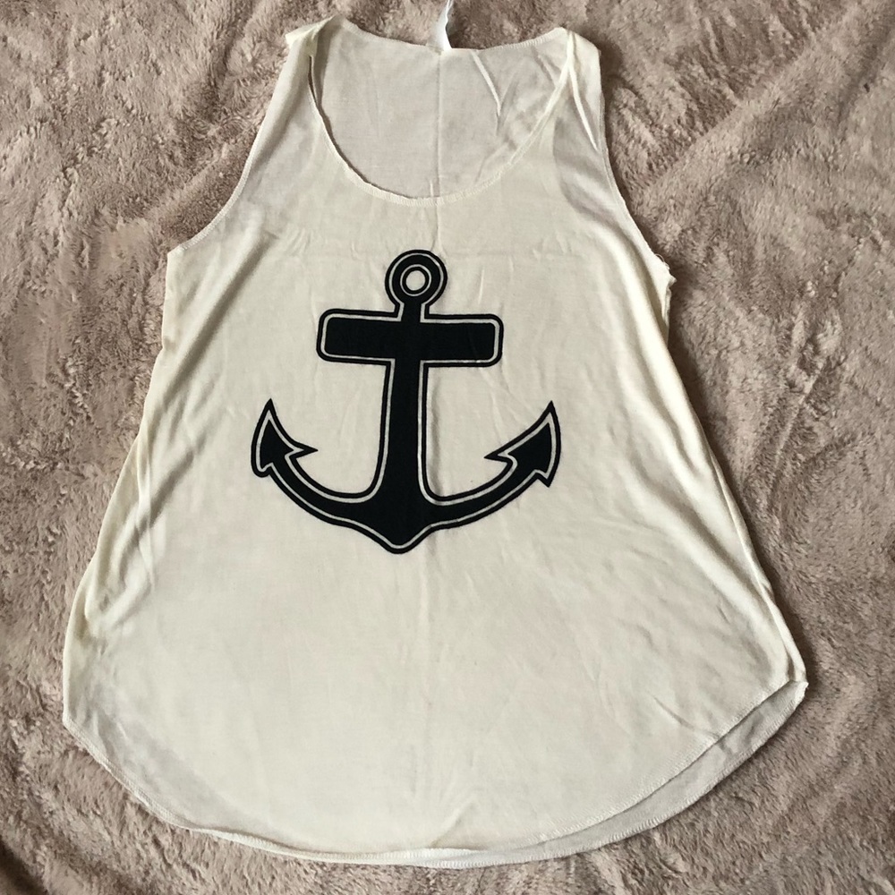 🔥 3 for $20 ~ Anchor Tank Top. Medium.